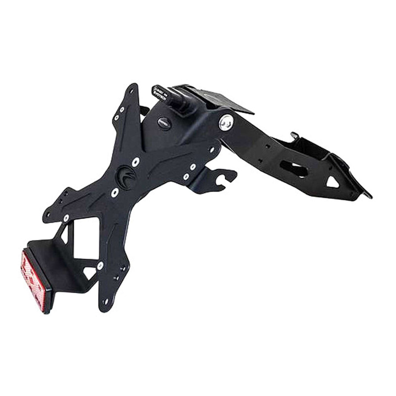 Support de plaque Evotech noir Yamaha XSR 900 22-24