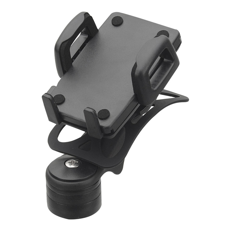 Support de smartphone Ergotec à fixer sur bouchon de potence réglabl