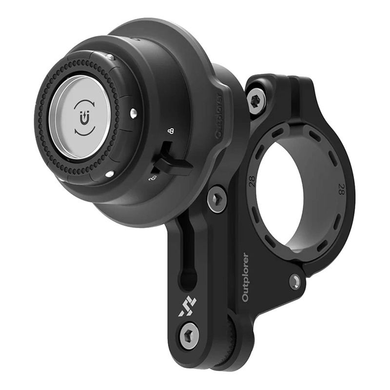 Support de smartphone guidon Outplorer QM02 magnétique, anti-vibration et orientable