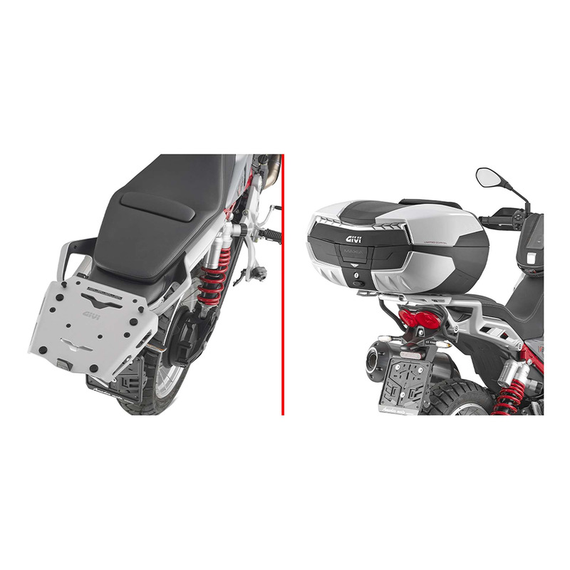 Support de top case Givi Monokey Moto Guzzi V85 TT 24-26