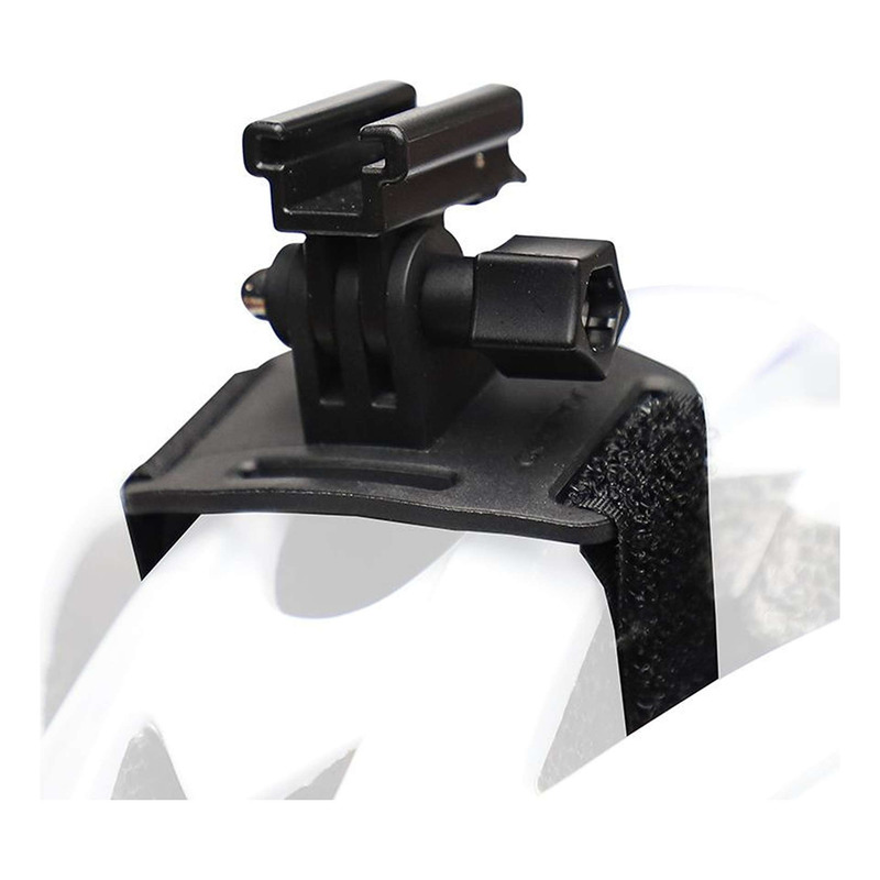 Support éclairage casque Zefal bande auto-agrippante noir