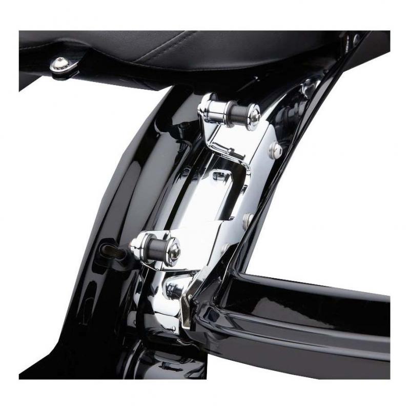 Support Sissybar amovible Cobra chromé Harley Davidson FLHT 1584 ABS Electra Glide 09-10