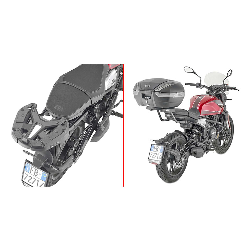 Support spÃ©cifique GIVI pour top case Monolock ou Monokey Moto Morini