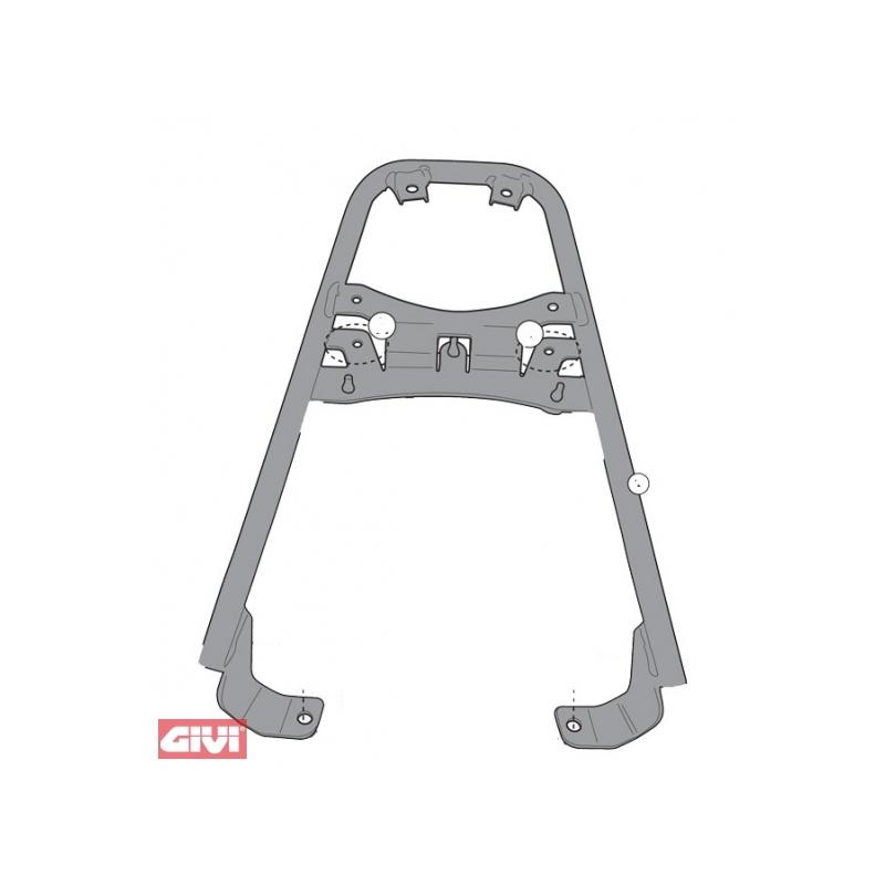 Support top case Givi Yamaha D'elight 114 13-14