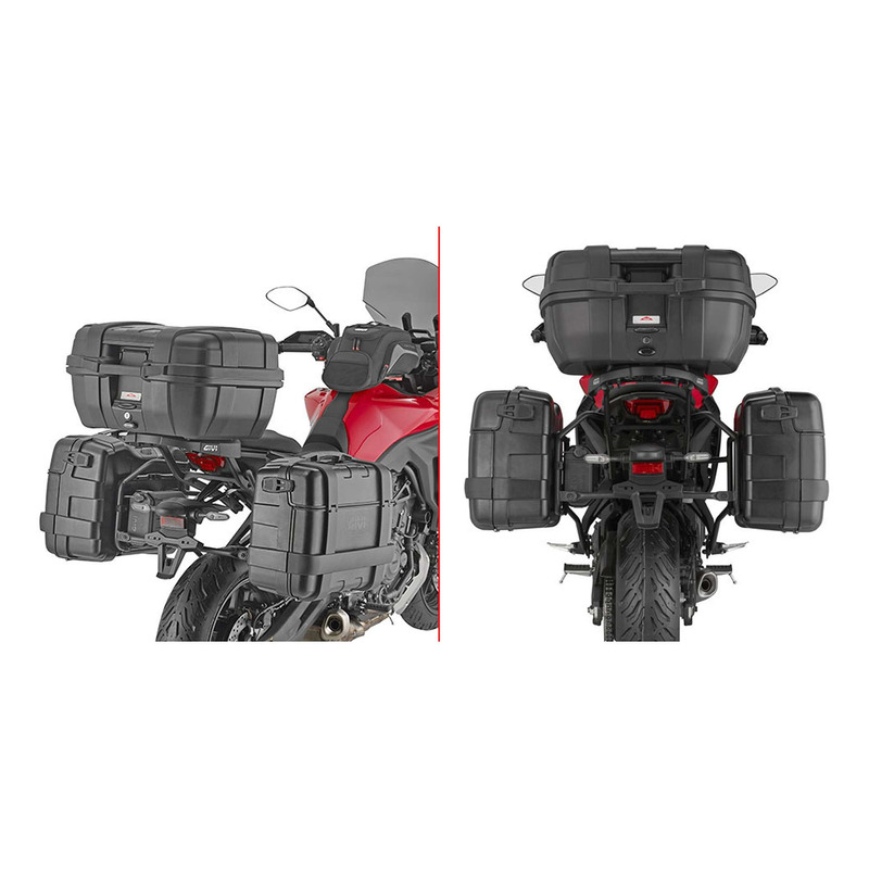 Supports de valises Givi ONE-FIT(PLO) pour systÃ¨me Monokey Yamaha Tra