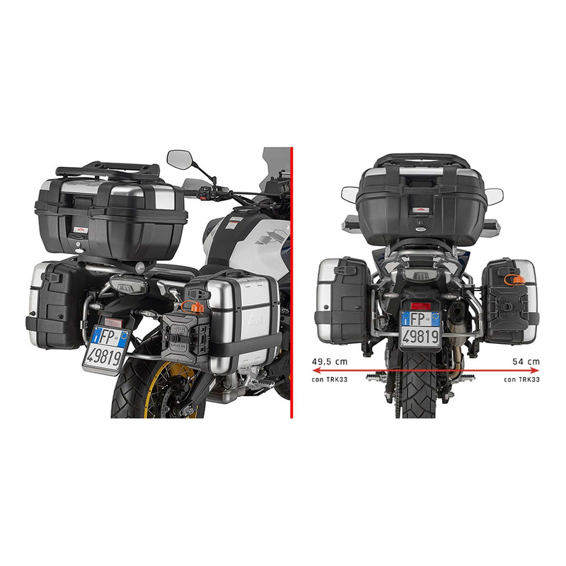 Supports de valises latérales Givi Monokey CF Moto 700 MT ADV 25-26
