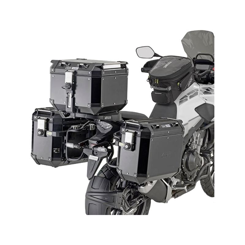 Supports de valises latérales Givi ONE-FIT (PLO) pour système Monokey Cam-Side Honda CB 500X 19-23