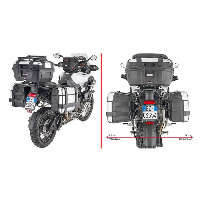 Supports de valises latÃ©rales Givi ONE-FIT (PLOR) pour systÃ¨me Monok