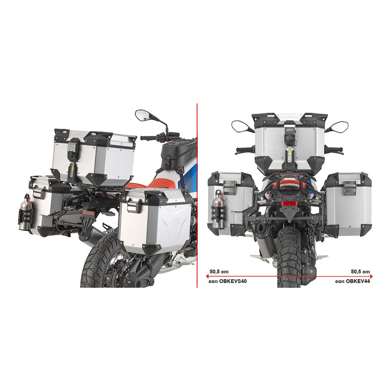 Supports de valises latérales Givi PL ONE-FIT pour valises Monokey Cam-Side BMW R 12 G/S 25-26