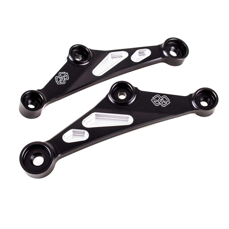 Supports moteur aluminium usiné Gilles Tooling Kawasaki Z 900 RS 18-2