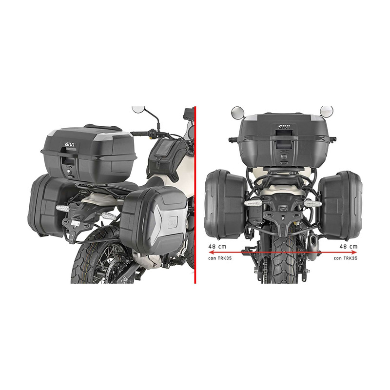 Supports pour valises latÃ©rales Givi Monokey Royal Enfield Himalayan