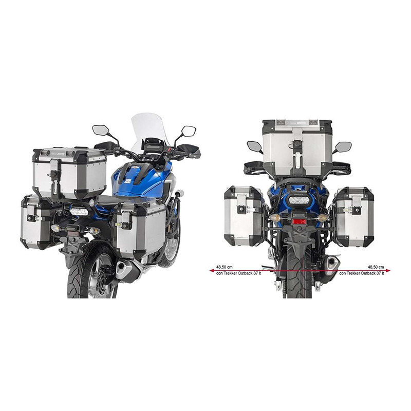 Supports pour valises latérales Givi Trekker Outback Honda NC 750 X 1