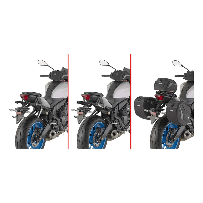 Supports retractables Givi Stealth pour sacoches latérales Easy-T Yamaha MT-07 25-26