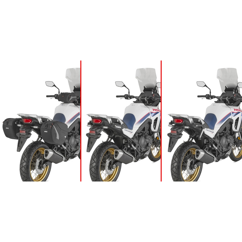 Supports retractables Givi Stealth pour sacoches latérales Easy-T Honda XL 750 Transalp 25-26
