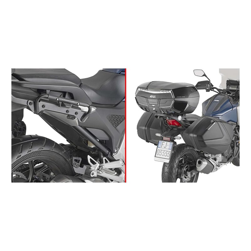 Supports spécifiques pour valises latérales Givi MONOKEY TECH 3 Honda NC 750 X 21-25