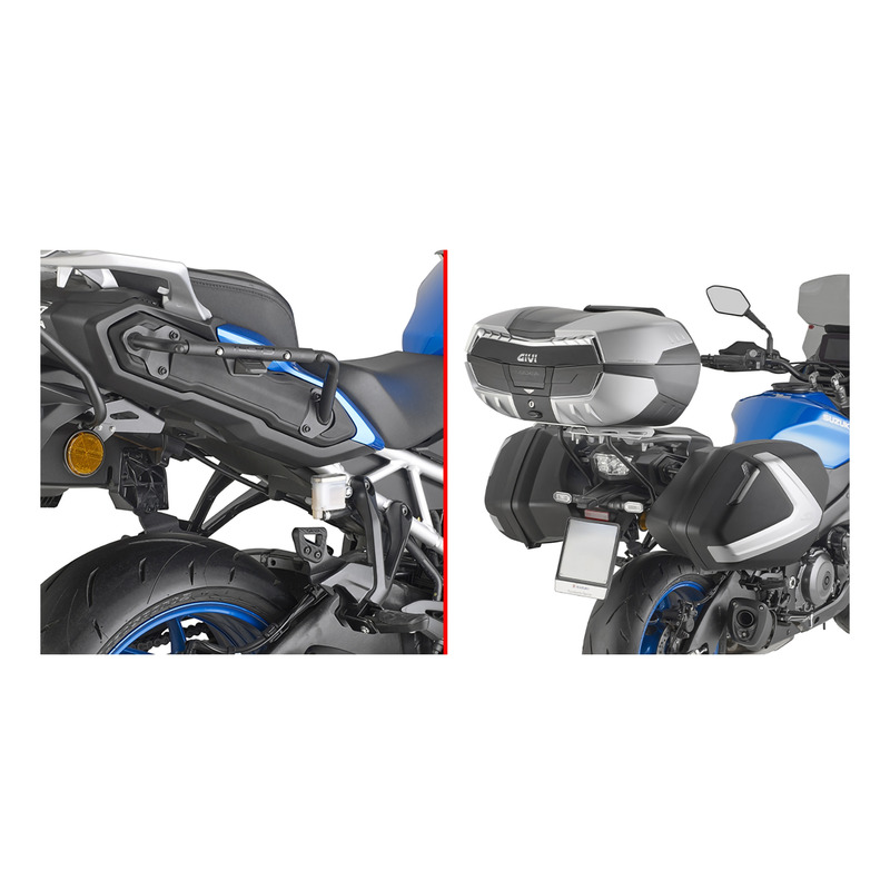 Supports spécifiques pour valises latérales Givi MONOKEY TECH 3 Suzuki GSX-S 1000 GX 24-26