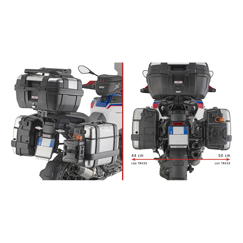 Supports valises Givi ONE-FIT(PLO) pour Monokey BMW R 1300 GS Adventure 2025