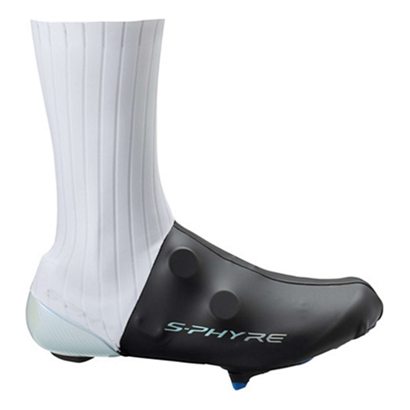 Sur-Chaussure Vélo Shimano S-Phyre Flash Blanc/Noir