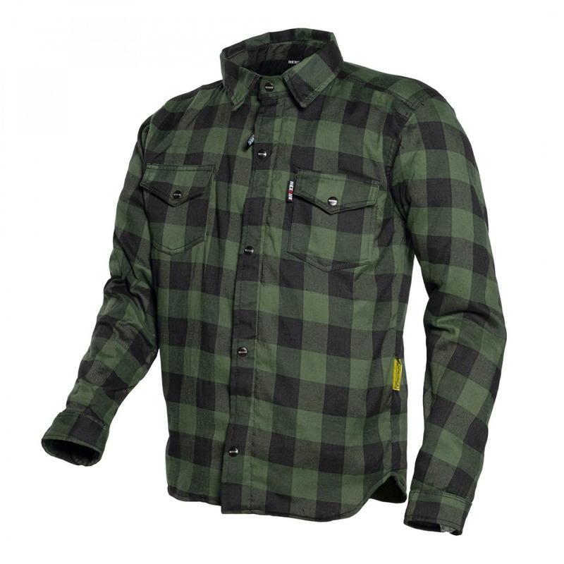 Surchemise moto Nexone Biker kaki/noir