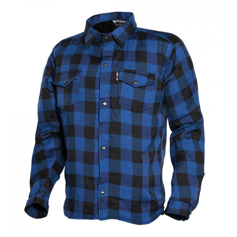 Surchemise moto Nexone Biker noir/bleu