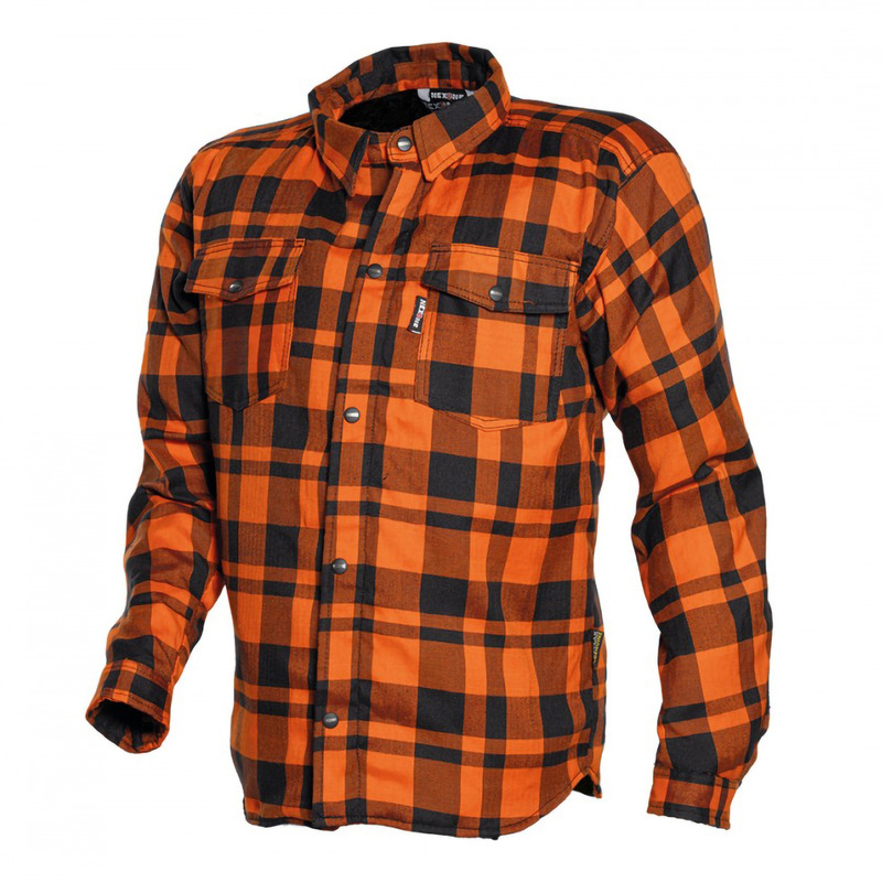Surchemise moto Nexone Biker noir/orange