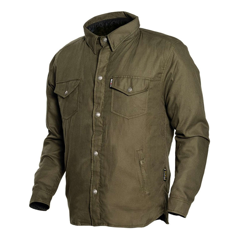 Surchemise moto Nexone Biker uni kaki