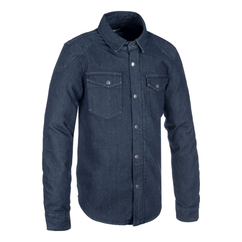 Surchemise moto Oxford Originale indigo