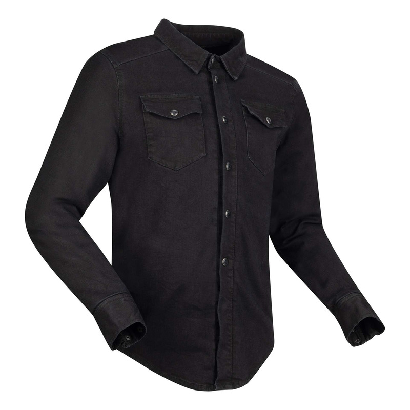 Surchemise moto Segura Luthor noir- S