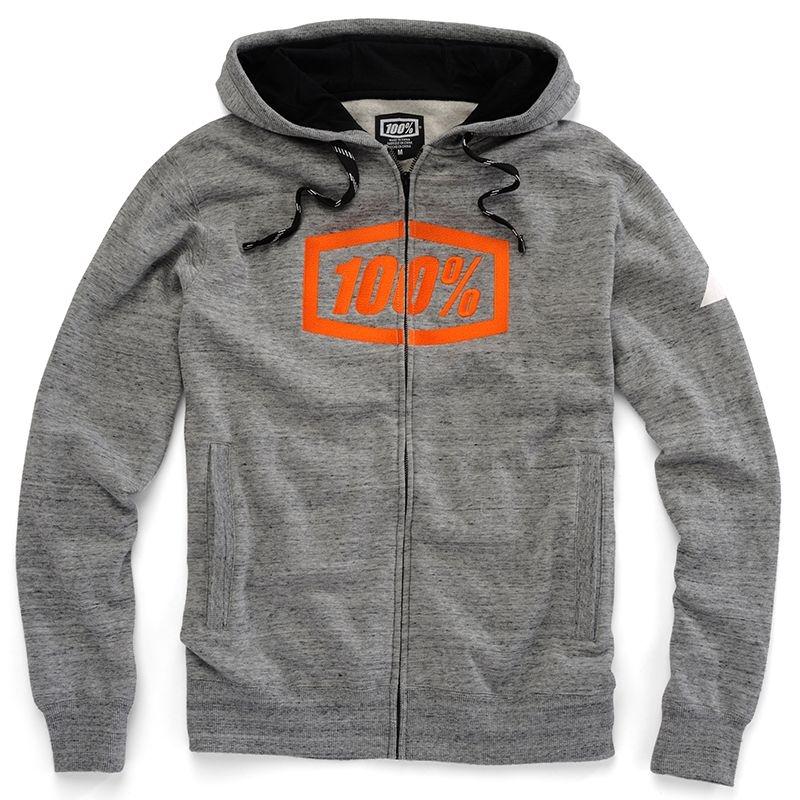 Sweat à capuche 100% Syndicate gris- XL