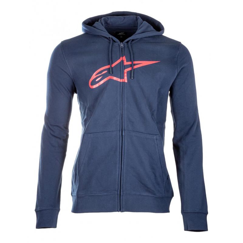 Sweat à capuche Alpinestars Ageless II navy/rouge- M