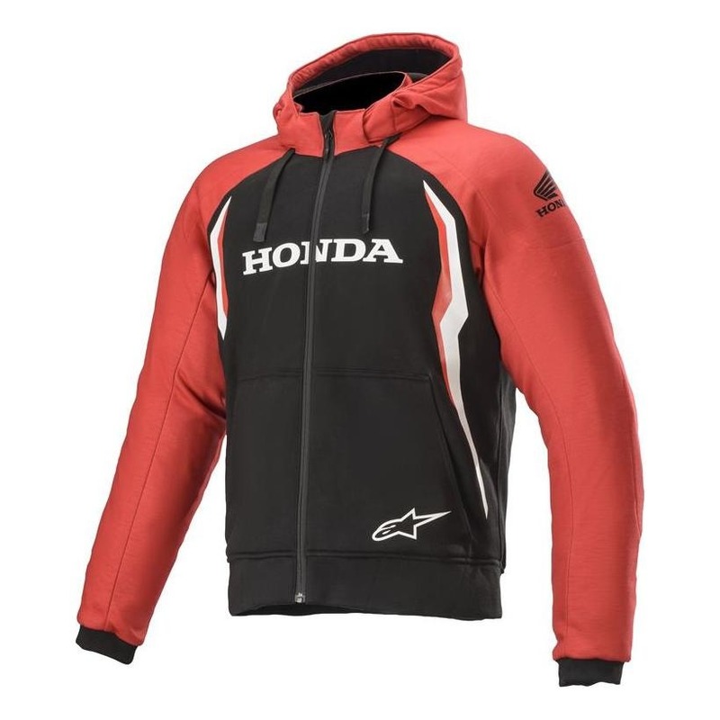 Sweat à capuche Alpinestars Chrome sport Honda rouge/noir- S