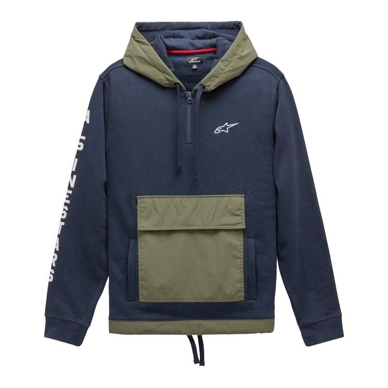 Sweat à capuche Alpinestars Explorer navy- M