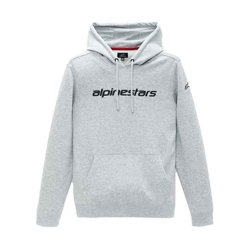Sweat à capuche Alpinestars Linear hoodie gris heather- S