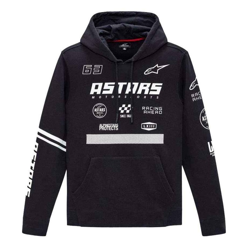 Sweat à capuche Alpinestars Multirace hoodie noir- S