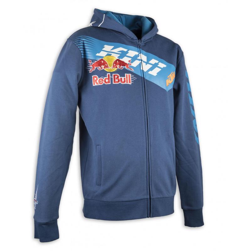 Sweat à capuche enfant Kini Red Bull Athletic bleu- XXS (104cm)