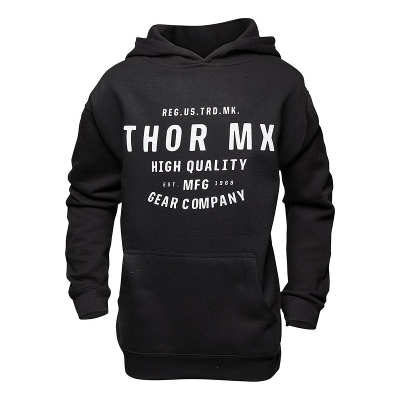 Sweat à capuche enfant Thor MX Crafted noir- S