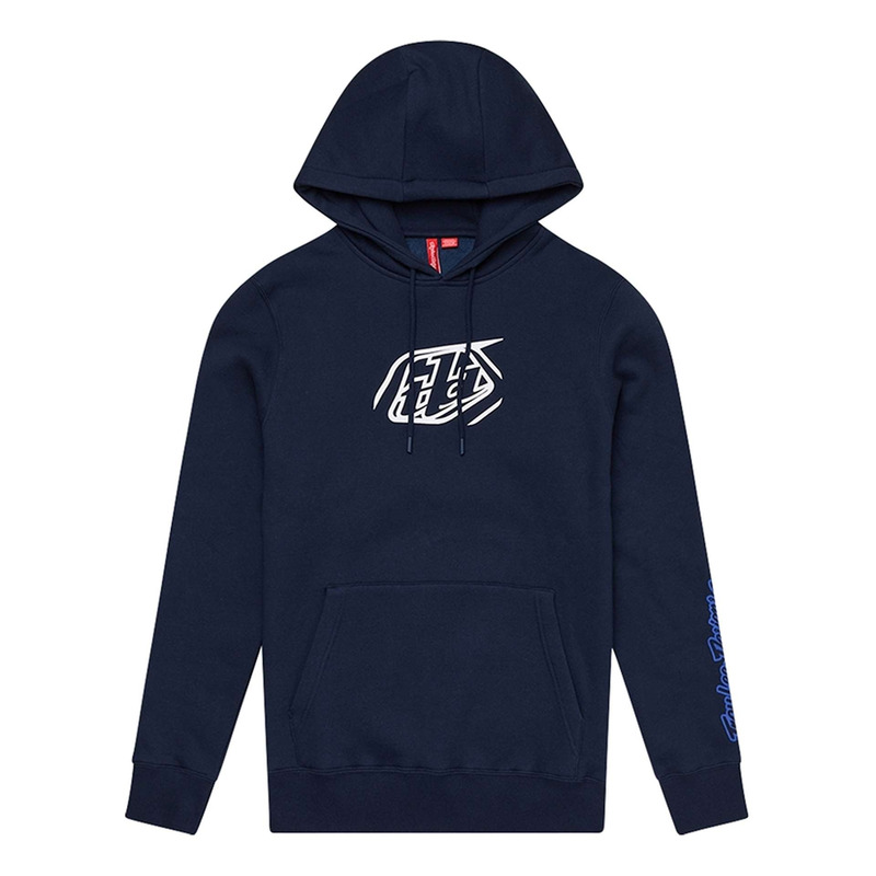 Sweat à capuche enfant Troy Lee Design Badge navy
