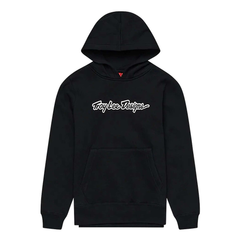 Sweat à capuche femme Troy Lee Design Signature noir