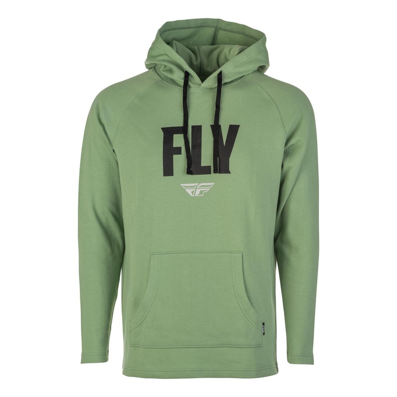 Sweat à capuche Fly Racing Weekender vert/noir- S