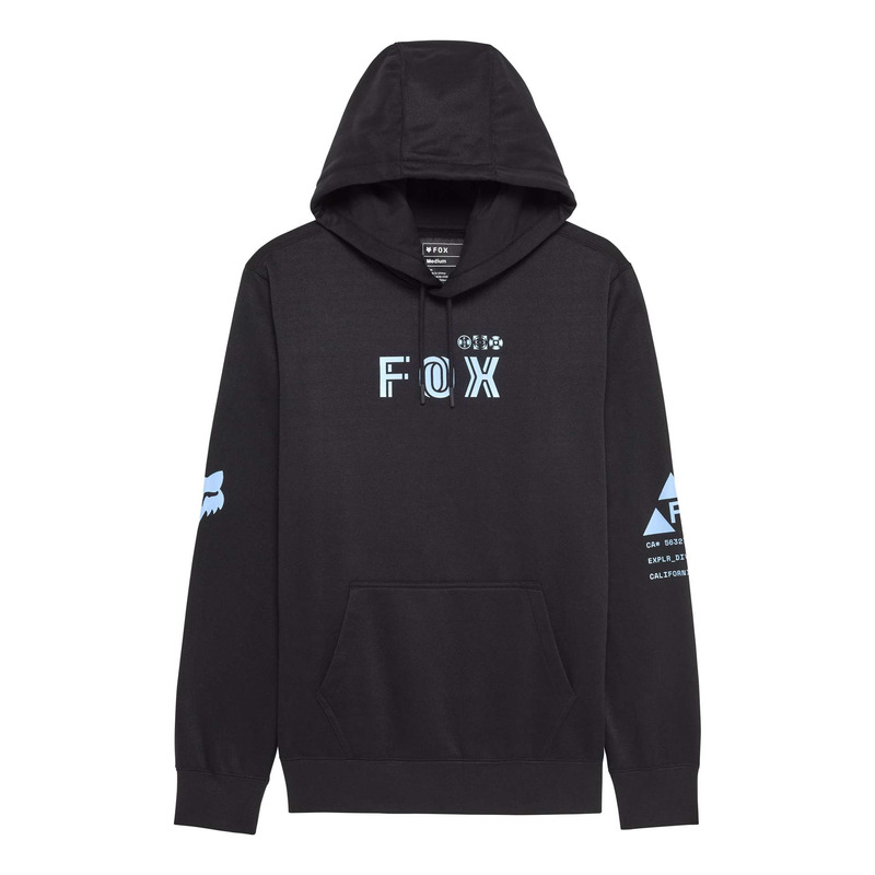 Sweat à capuche Fox Racing Glyph Tech black- 2X