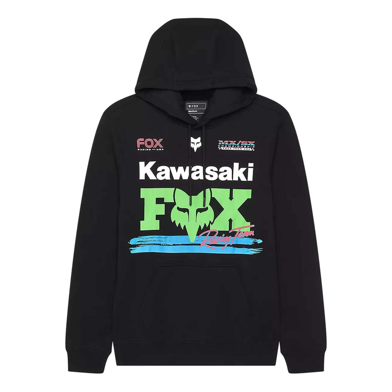 Sweat à capuche Fox Racing Kawasaki black