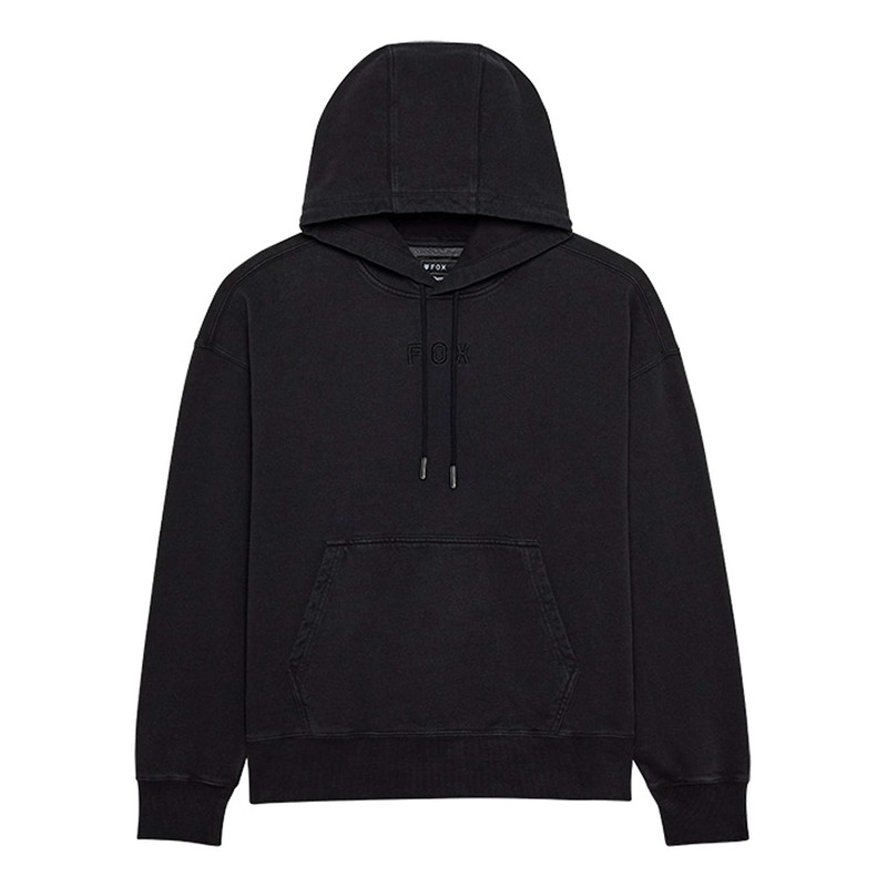 Sweat à capuche Fox Racing Wordmark Oversized black