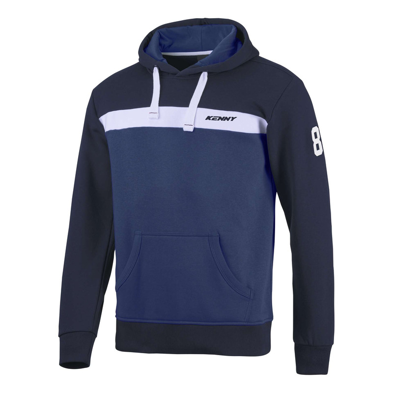 Sweat à capuche Kenny College blue