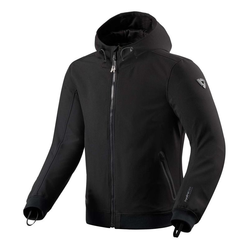 Sweat à capuche moto Rev’It Saros WB black