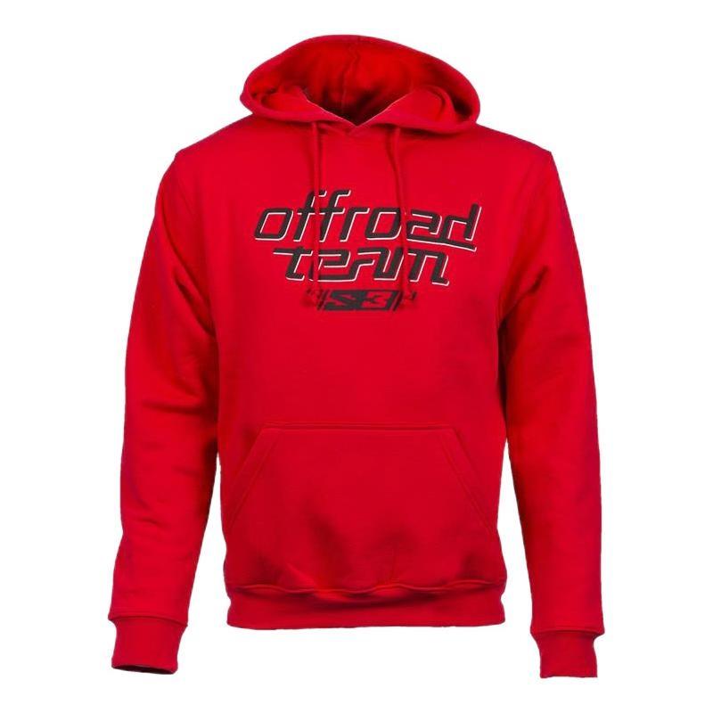 Sweat à capuche S3 Off-Road rouge- XL