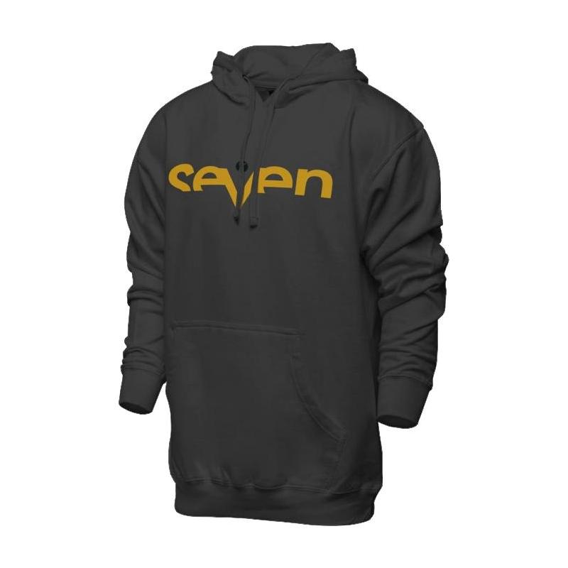 Sweat à capuche Seven Brand charcoal- S