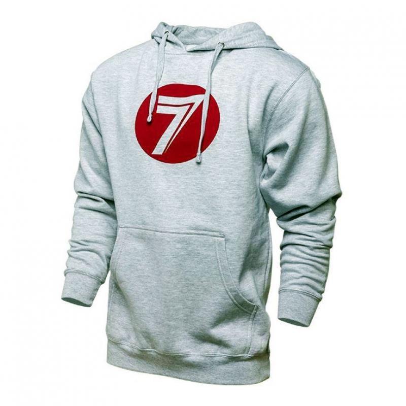Sweat à capuche Seven Dot gray/heather- M