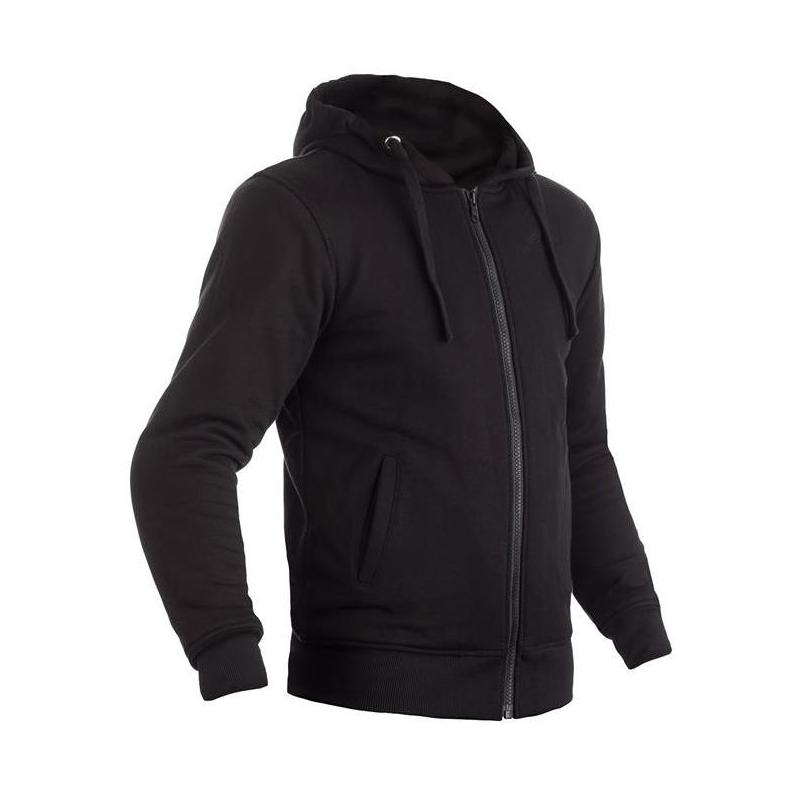 Sweat à capuche textile RST Zip Through Kevlar® noir CE- XS