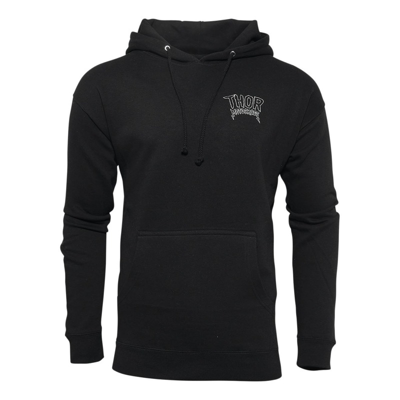 Sweat à capuche Thor Metal Pulover noir- S