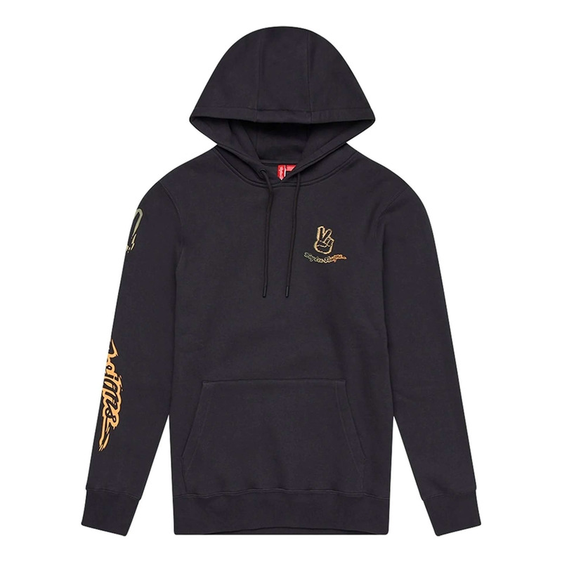 Sweat à capuche Troy Lee Design Peace Out carbon